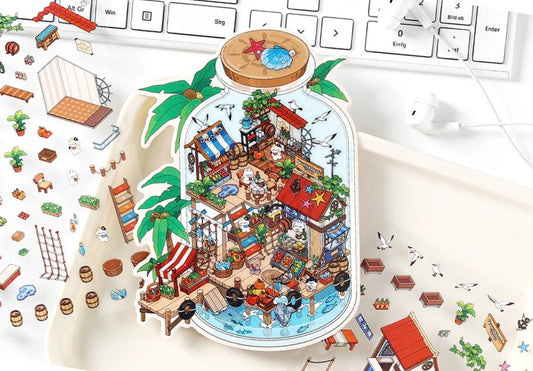 【Seaside Market】Dreamy Planet Series - 3D Scene Stickers